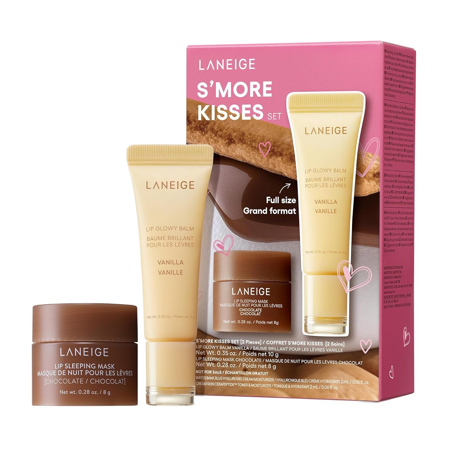LANEIGE Lip Glowy Balm: Sheer Tinted Lip Moisturizer with Shea Butter, for Hydrating Shine & Soft Lips